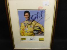 Sports Autographs: Damon Hill