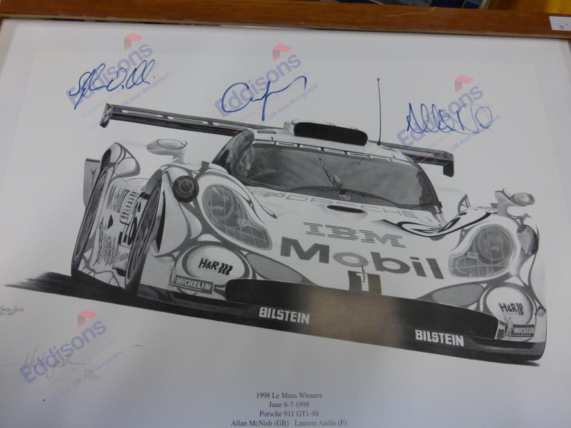 Sports Autographs: "1998 Le Mans Winners" - Image 7 of 8