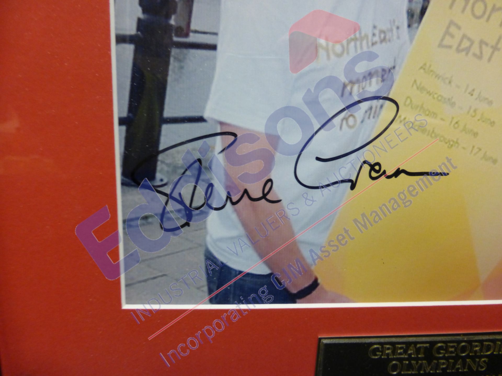 Sports Autographs: "Great Geordie Olympians" - Image 3 of 4