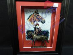 Sports Autographs: Brian Fletcher and Red Rum