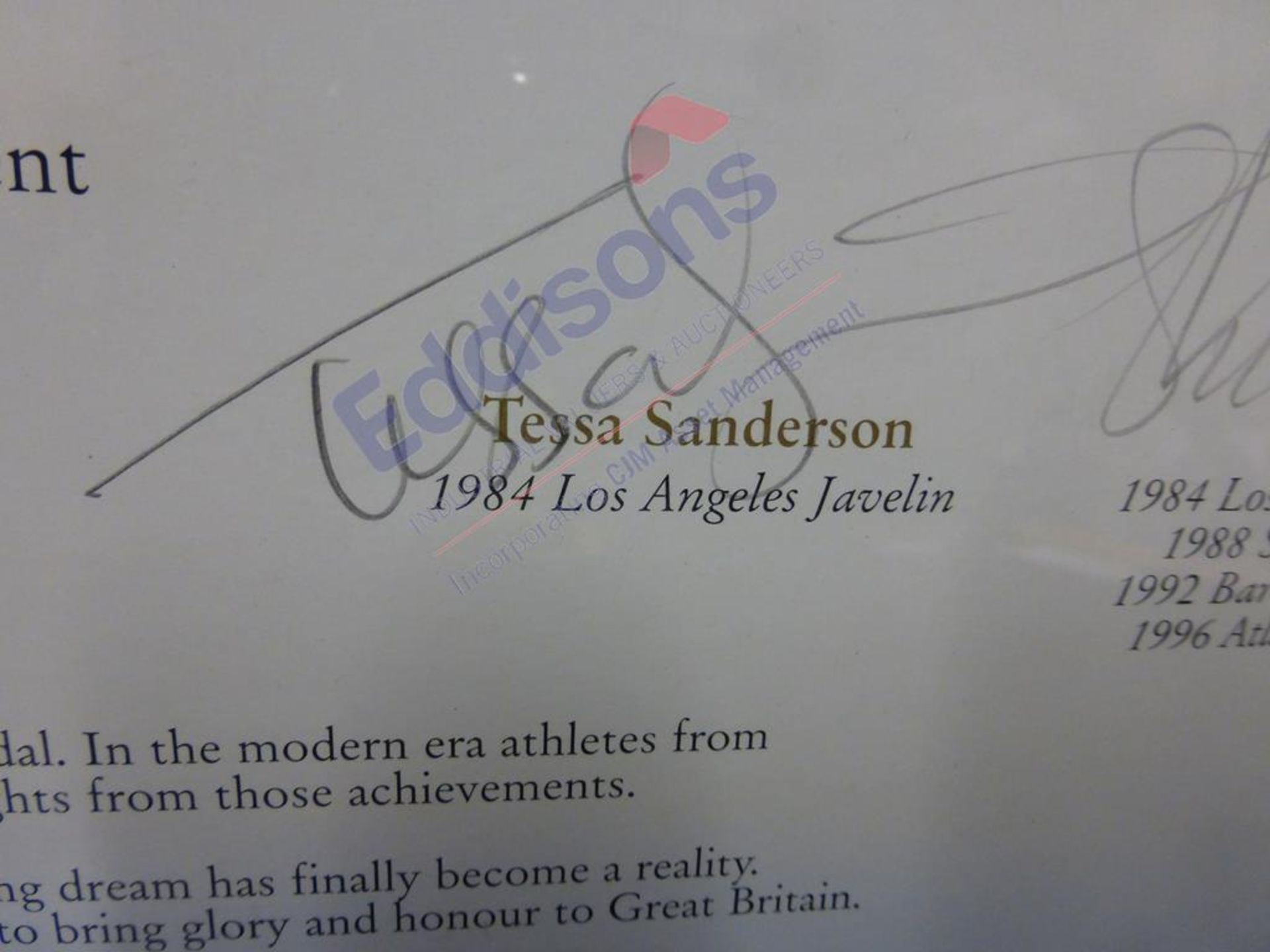 Sports Autographs: "British Olympic Legends" - Image 7 of 13