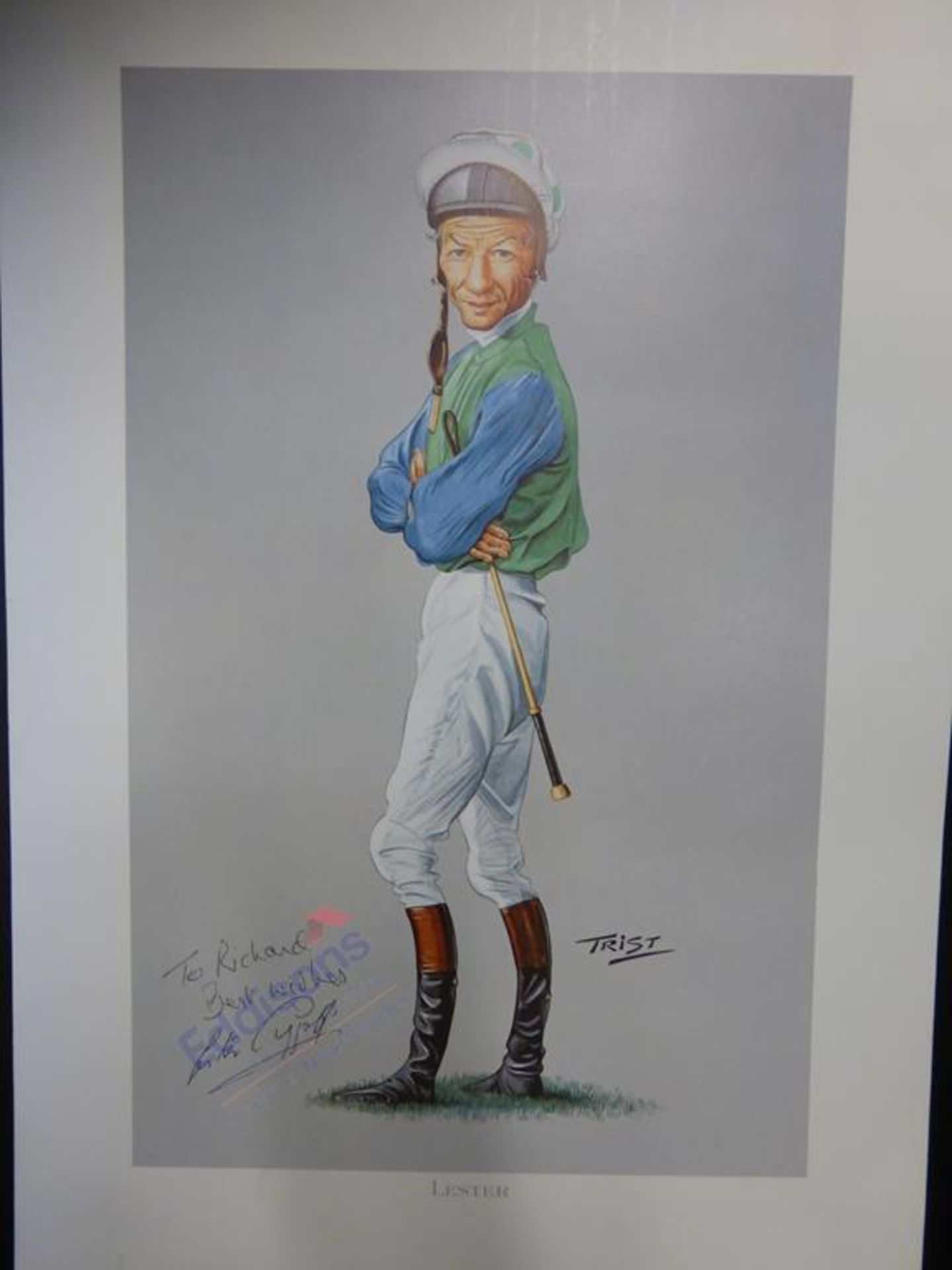 Sports Autographs: Lester Piggott