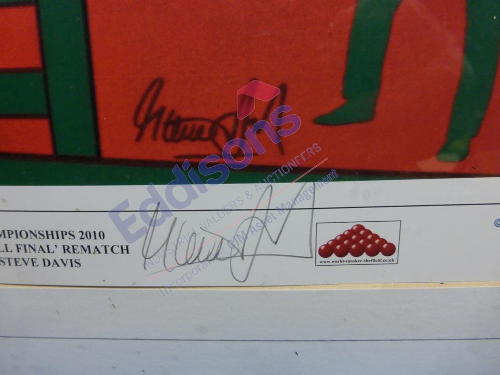 Sports Autographs: "World Snooker Championships 2010" - Image 4 of 7