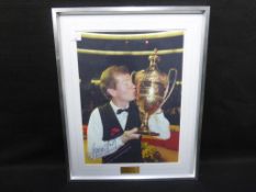 Sports Autographs: Steve Davis - "Six Times World Champion"