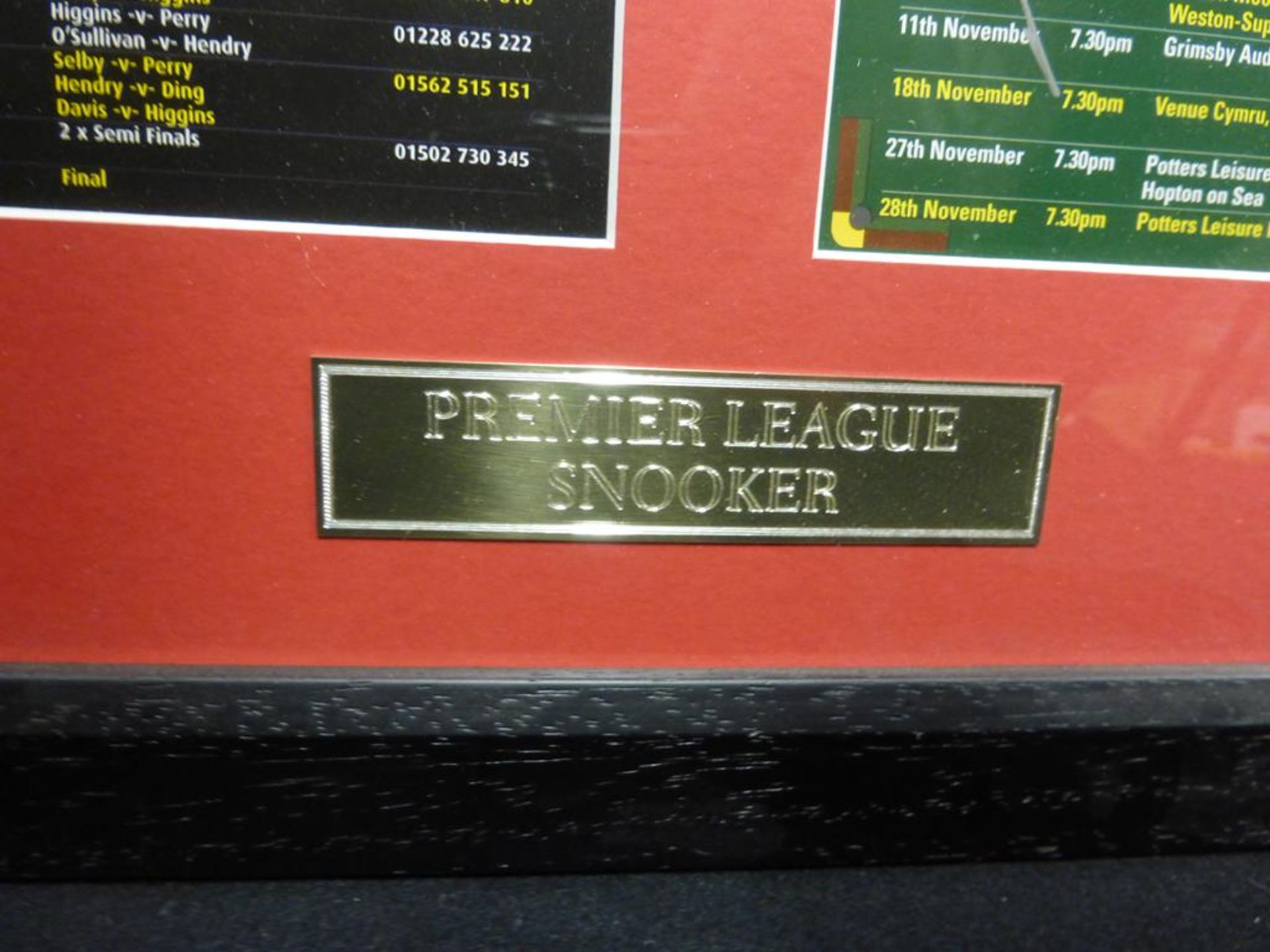 Sports Autographs: "Premier League Snooker" - Image 2 of 6