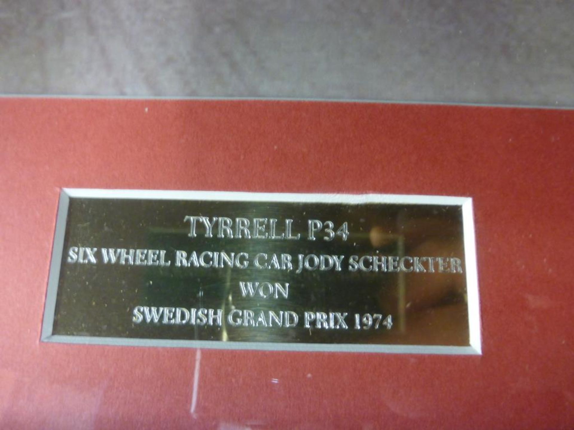 Sports Autographs: Jody Scheckter in a Tyrrell Formula 1 Racing Car - Image 3 of 6