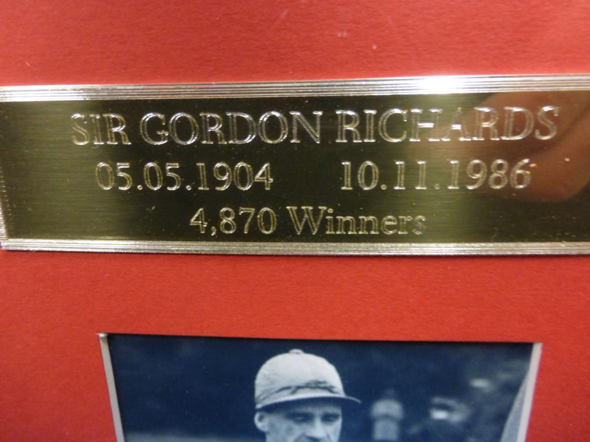 Sports Autographs: Sir Gordon Richards - Image 3 of 5