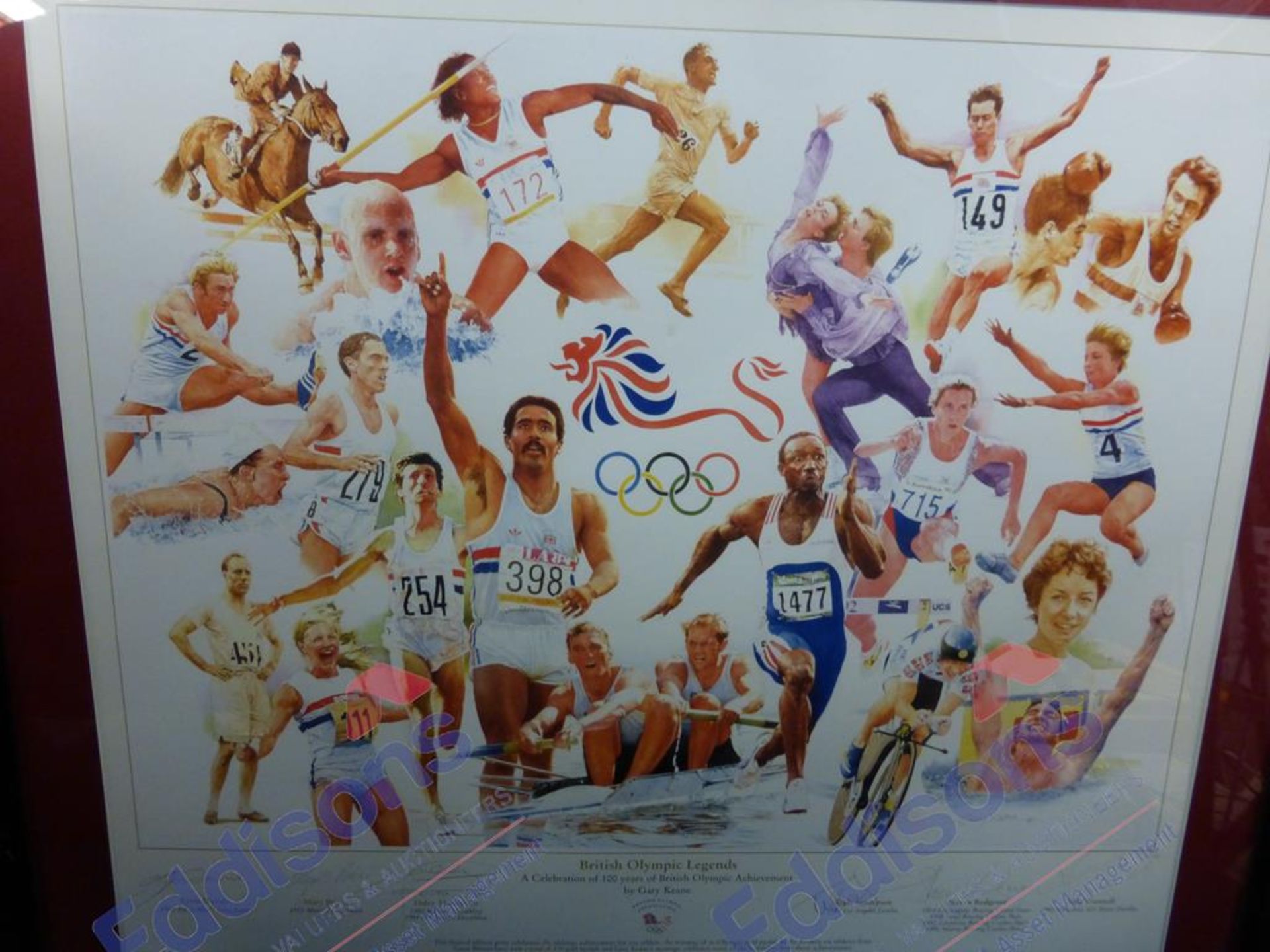 Sports Autographs: "British Olympic Legends"