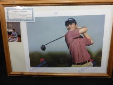 Sports Autographs: Justin Rose