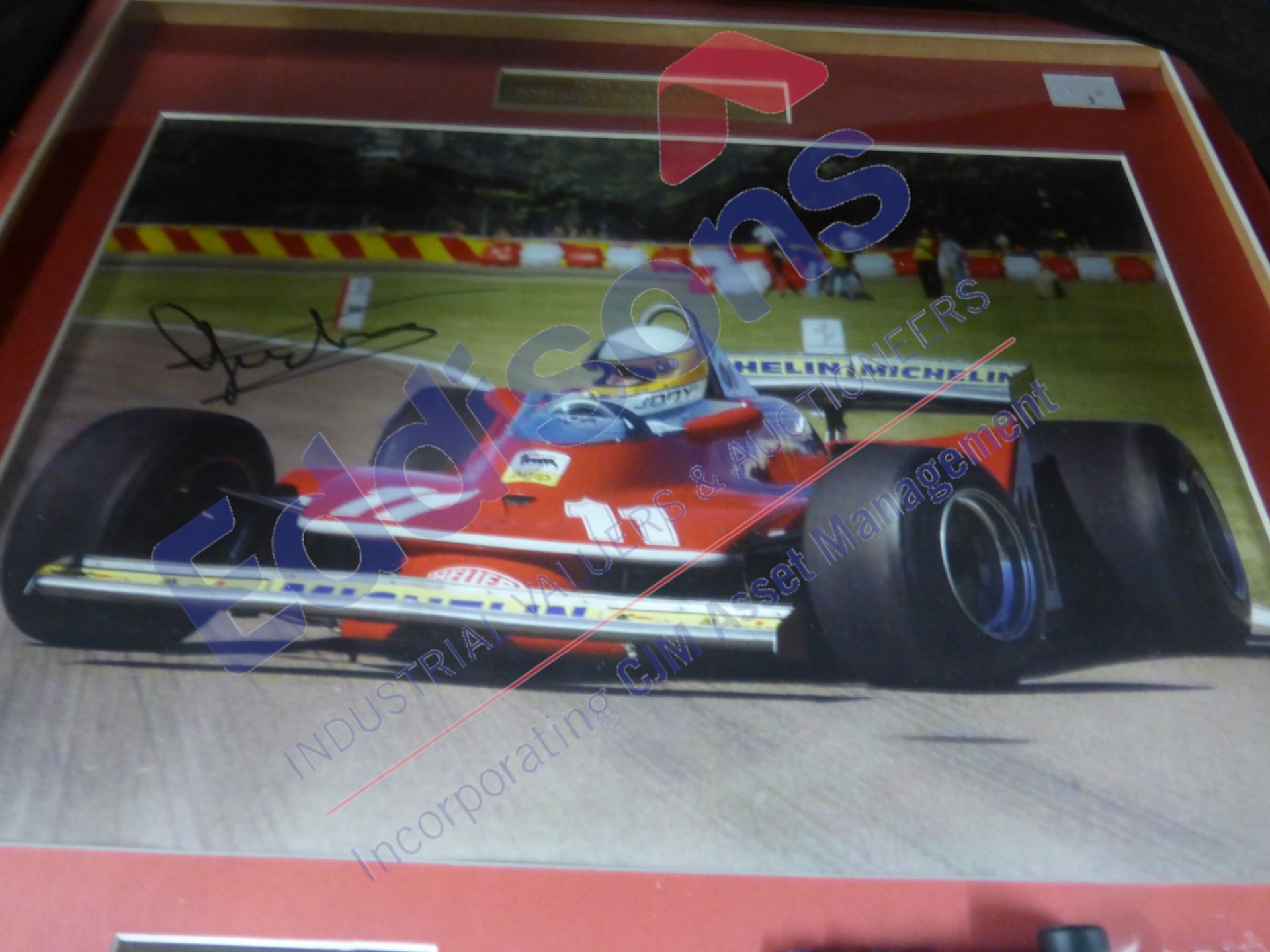 Sports Autographs: Jody Scheckter in a Tyrrell Formula 1 Racing Car - Image 6 of 6