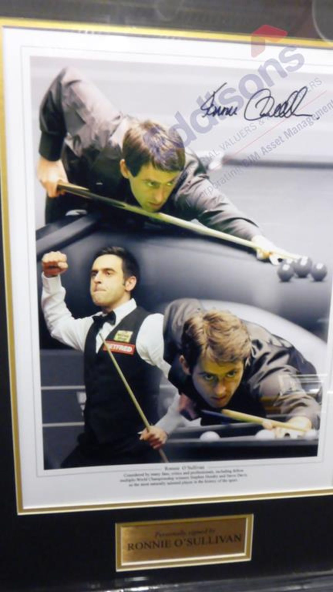 Sports Autographs: Ronnie O'Sullivan