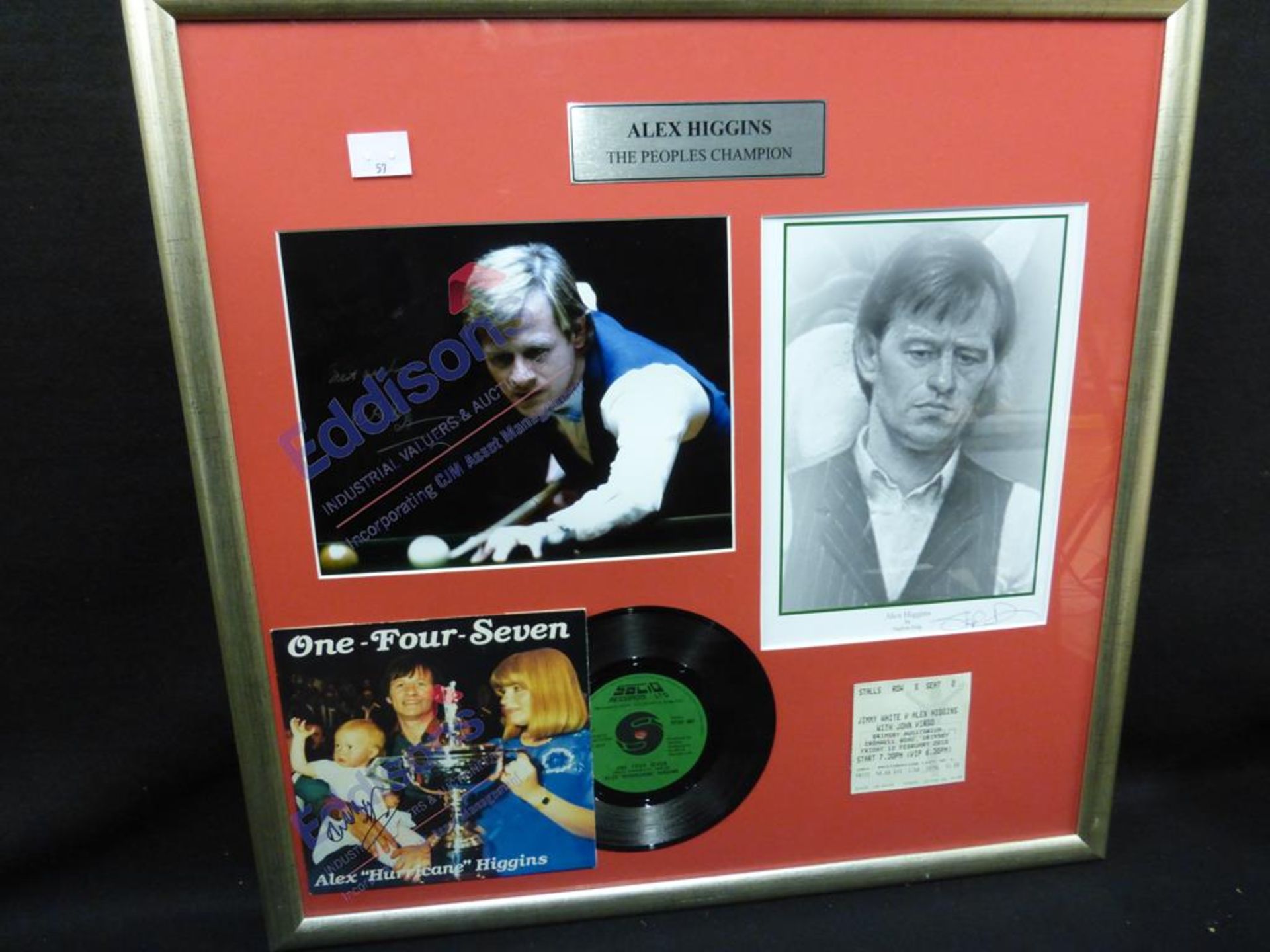 Sports Autographs: Alex Higgins - "The Peoples Champion"