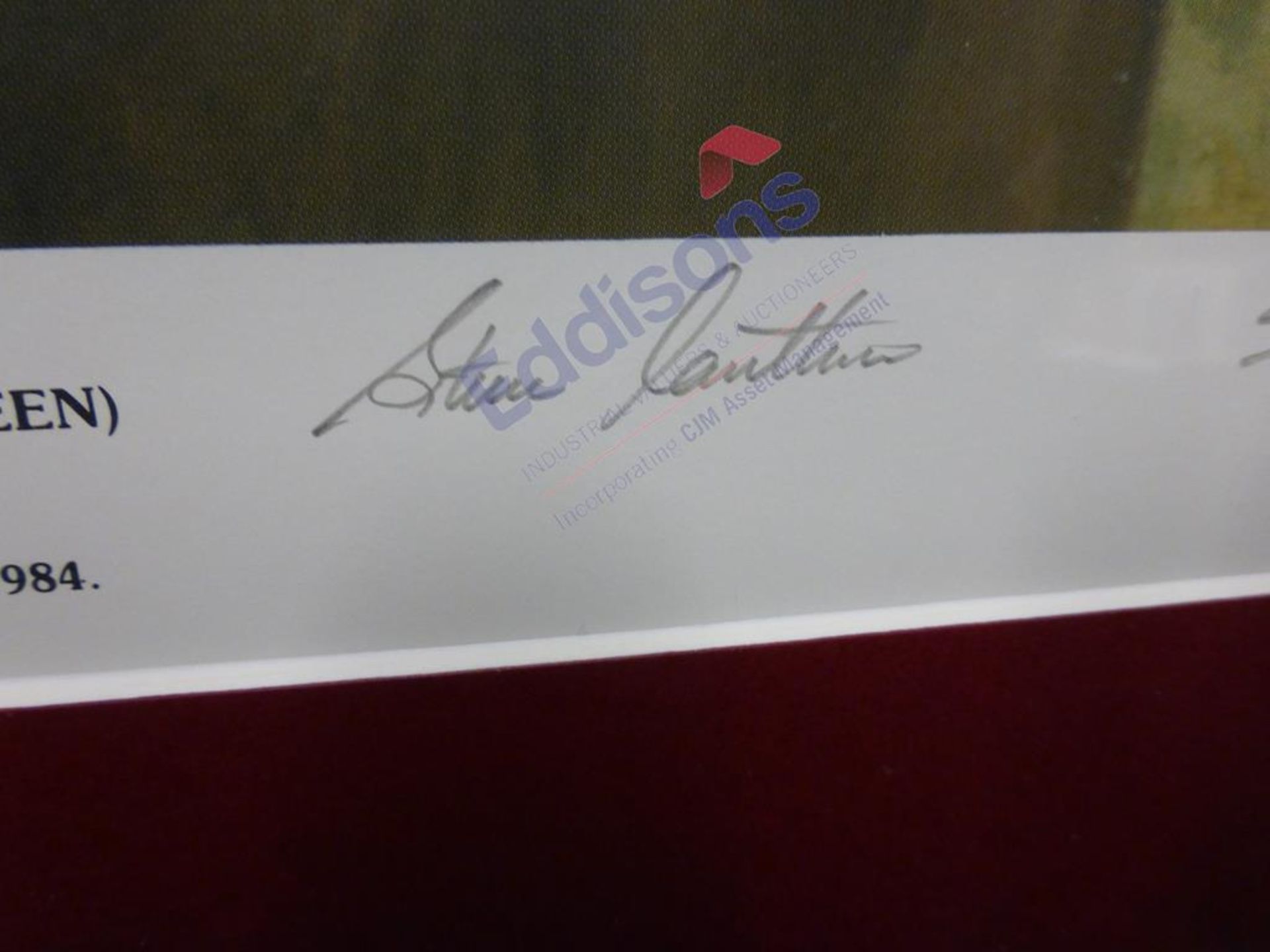 Sports Autographs: "Steve and The Shoe" - Image 6 of 10