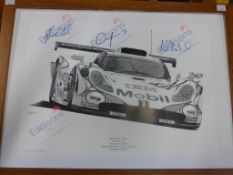 Sports Autographs: "1998 Le Mans Winners"