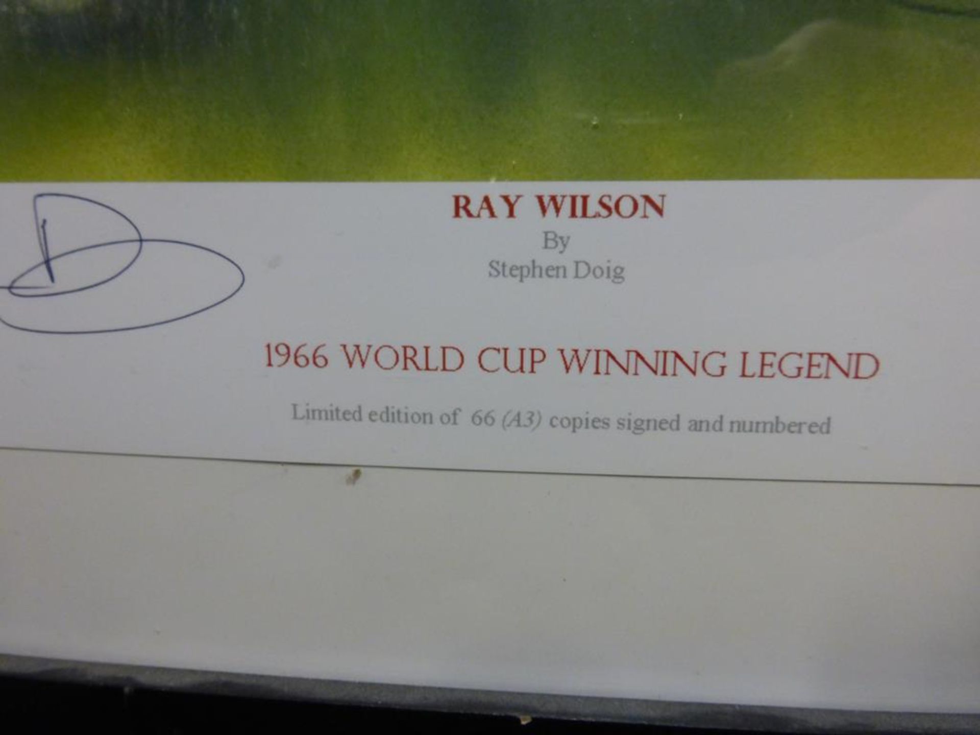 Sports Autographs: Ray Wilson "1966 World Cup Winning Legend" - Image 2 of 6