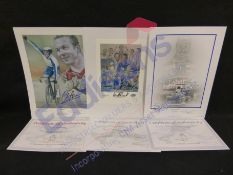 Sports Autographs: Nigel Mansell, Chris Hoy and Matthew Pinsent