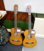 2 Encore ENC36N Acoustic Guitars