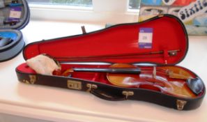 Unbadged Violin in case