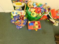 Contents of Childs Play Area to include Fisher Price Toys an Various Others