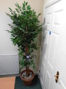 2 Large Artificial Potted Plant