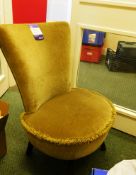2 Upholstered Low Chairs
