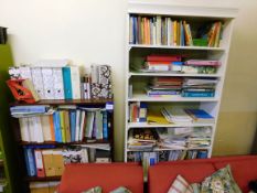 2 Various Bookcases with Contents