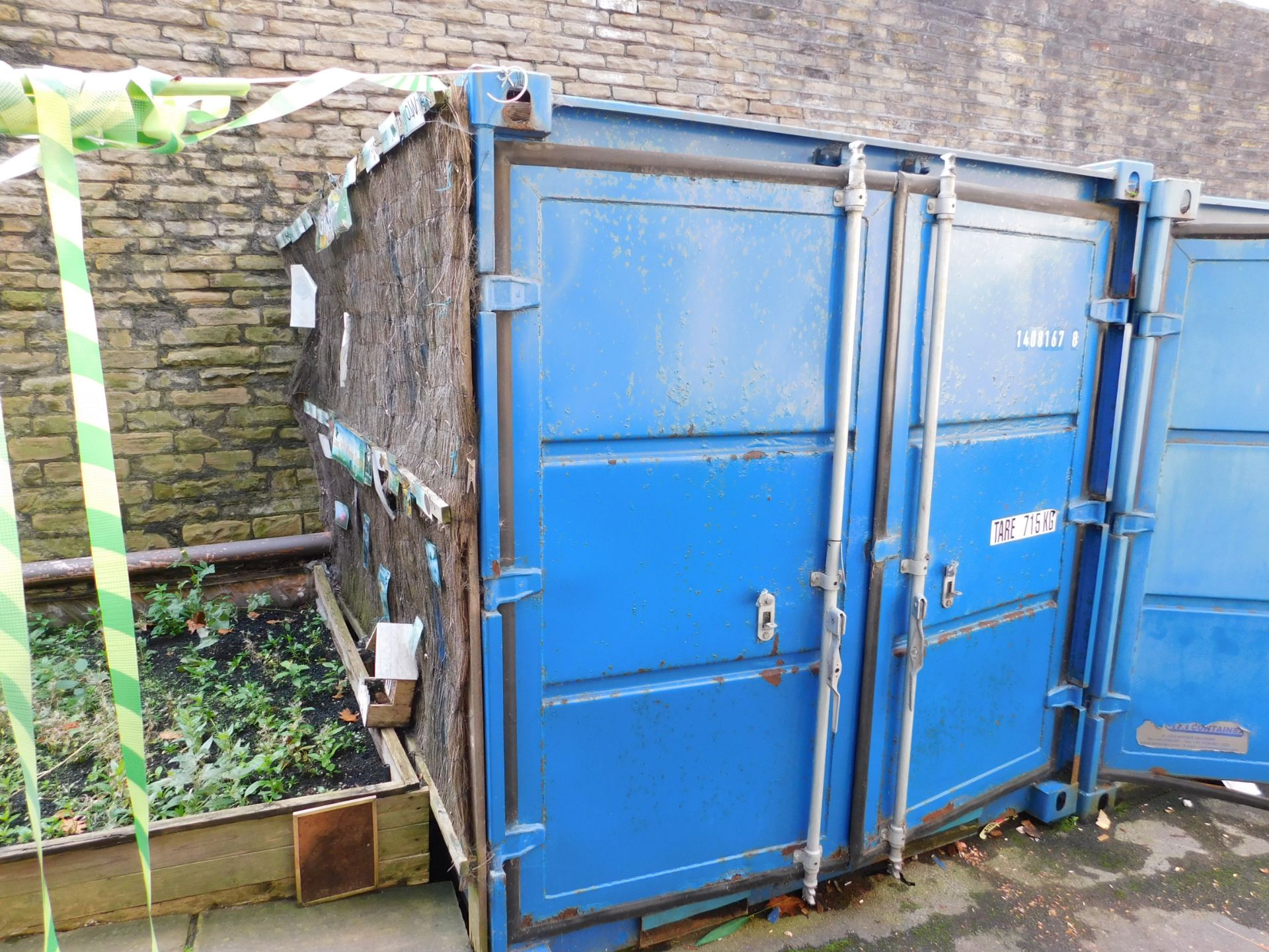 Shipping Container; 8ft x 7ft2in x 7ft 5in, ID1408 (Contents not included) - Delayed Collection By A