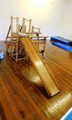 Wooden Climbing Frame with Slide