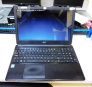 Acer Aspire Laptop, Serial Number NXMGREK0054808F523400, Hard Drive removed, Power Cable and Case