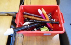 Quantity of various Flutes, Recorders and Whistles