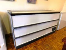 Unbadged glass topped Chest Freezer
