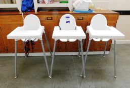 3 High Chairs