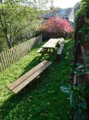 Picnic table, with 2 x matching benches *Purchaser required to bring a socket set to remove items