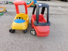 2 Various “Little Tyke” type Childs Cars