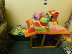 Contents of Children’s Play Area to include Rattles, Soft Toys and Books etc.