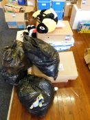 Large quantity of assorted soft toys, to gymnasium *Purchaser must remove all items