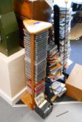 Large selection of various CDs and Tapes, to stand