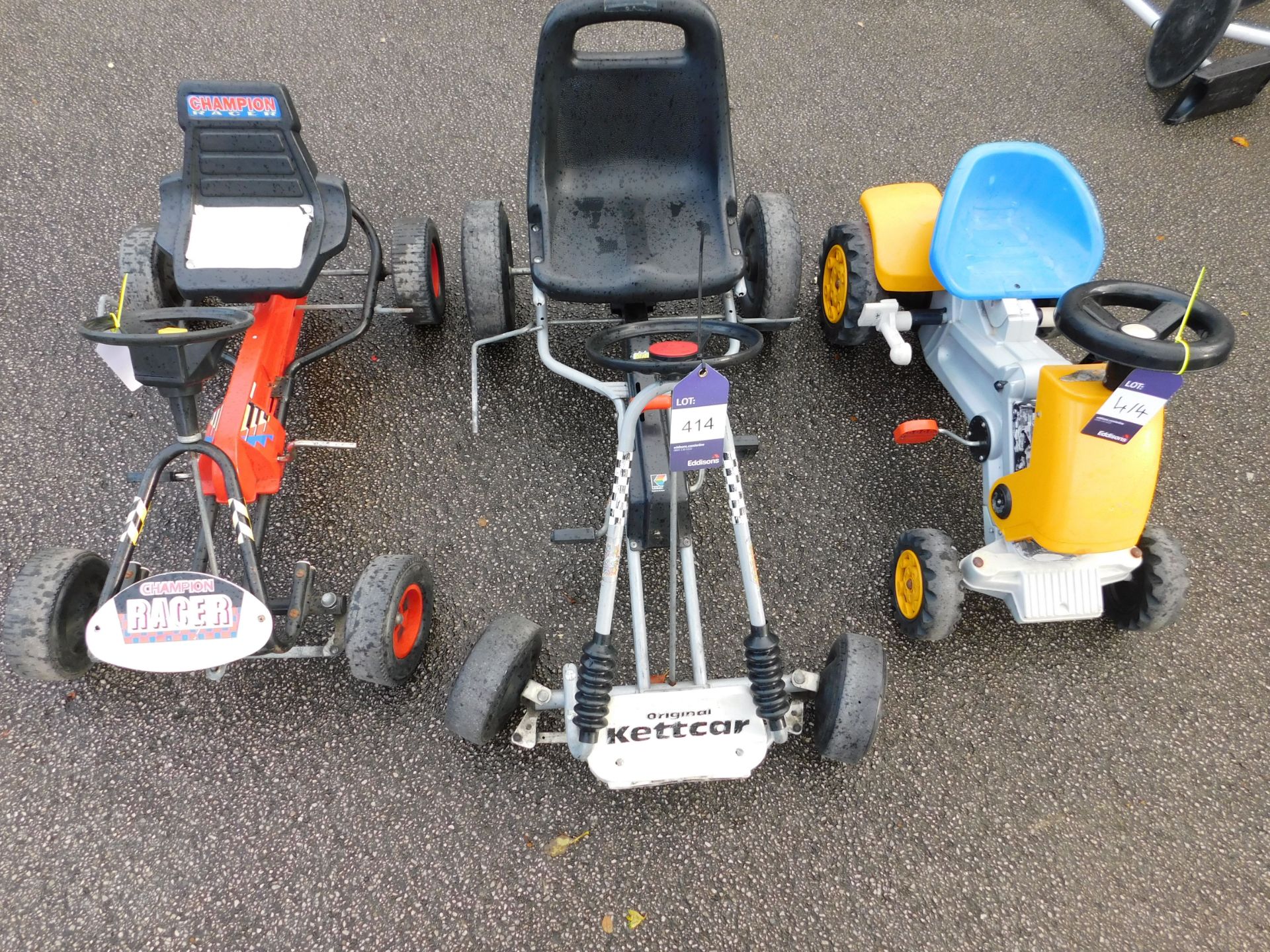 3 Various Childs Go Carts