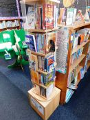 Revolving Book Stand & Low Level Stands (x 2)