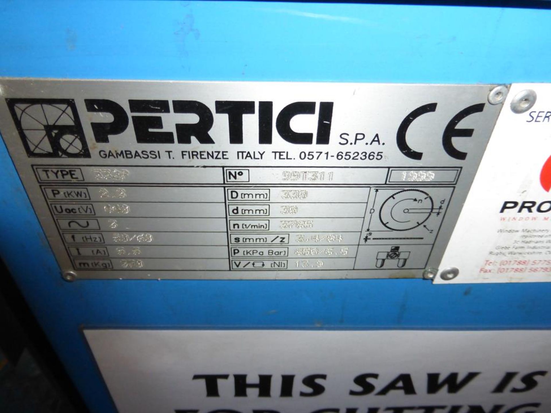 A Pertici Programmable Mitre Saw - Image 6 of 6