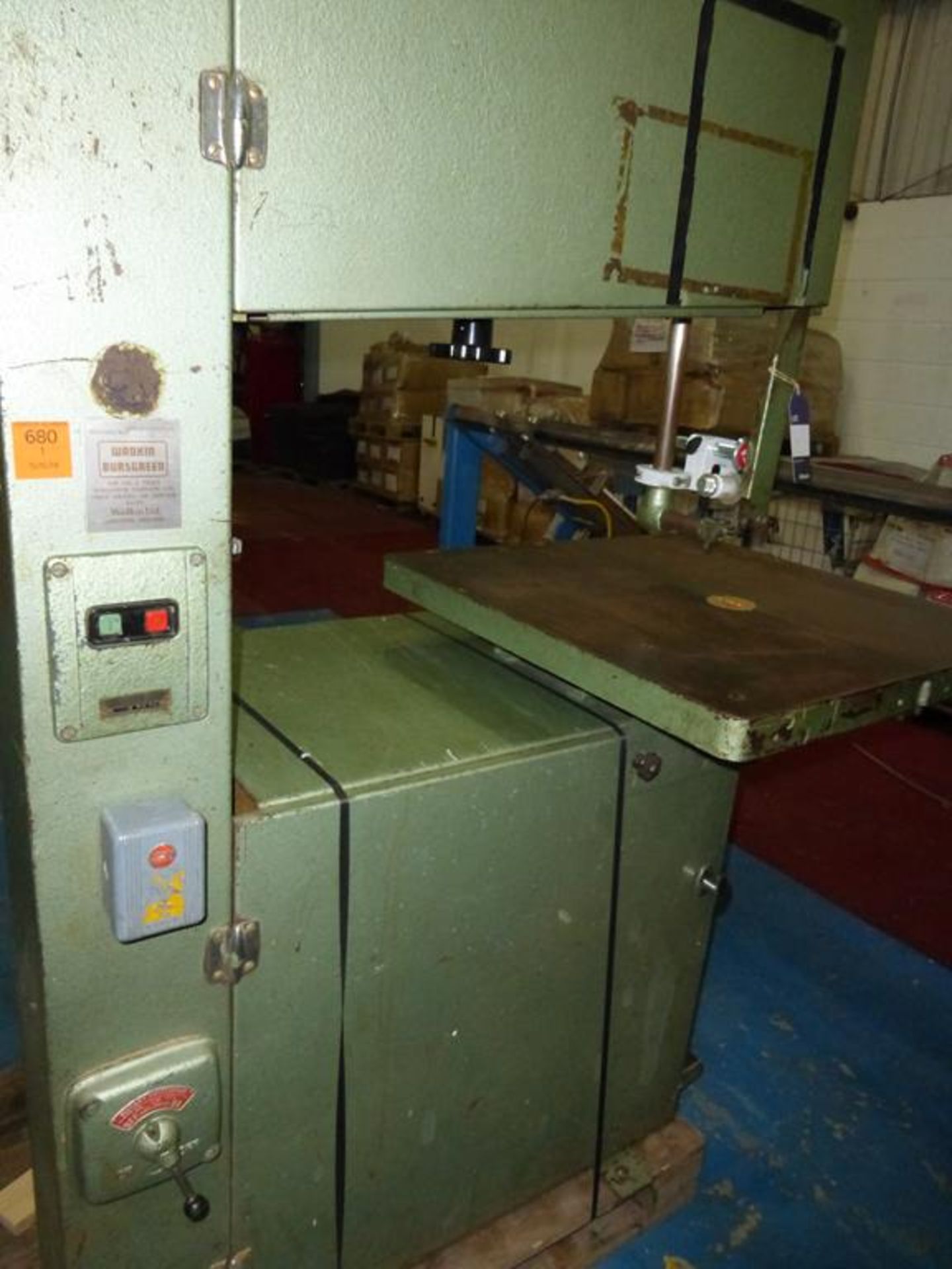 A Wadkin Bursgreen Bandsaw - Image 5 of 7