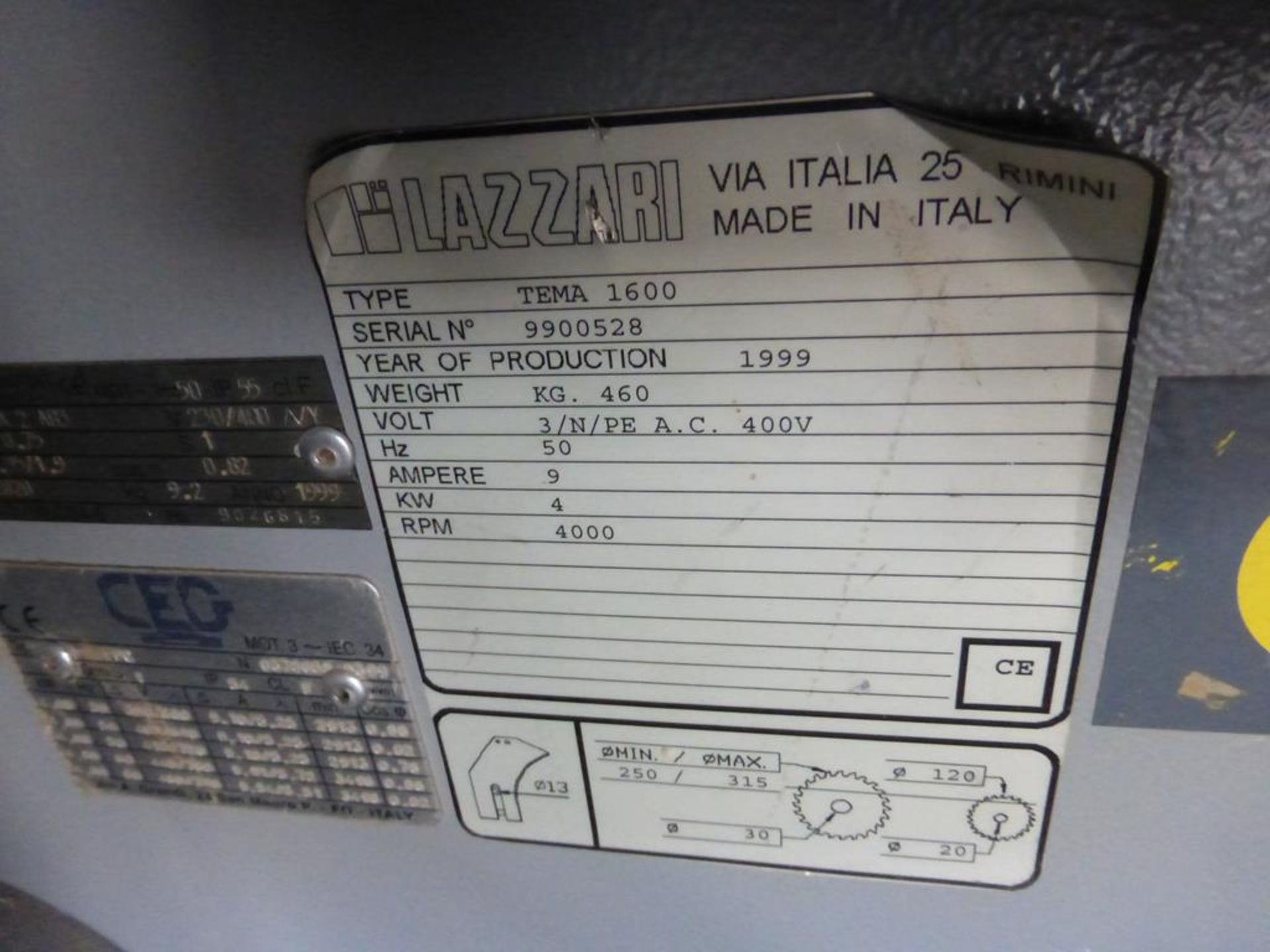 A Lazzari Tema Panel Saw - Image 5 of 7