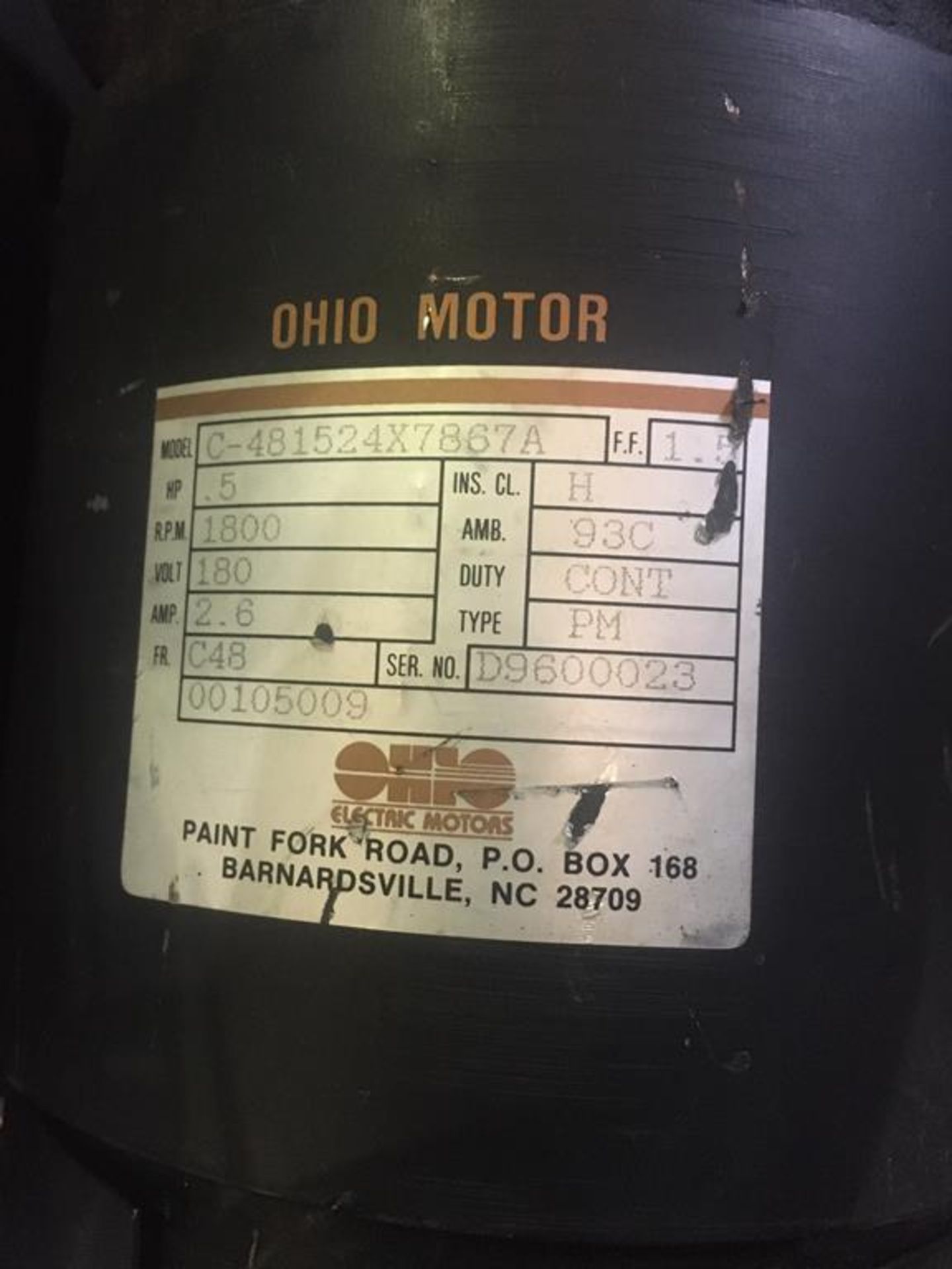 3 x Ohio Motor DC Motors - Image 3 of 5