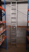 Abru Aluminium Twin Section Extension Ladder