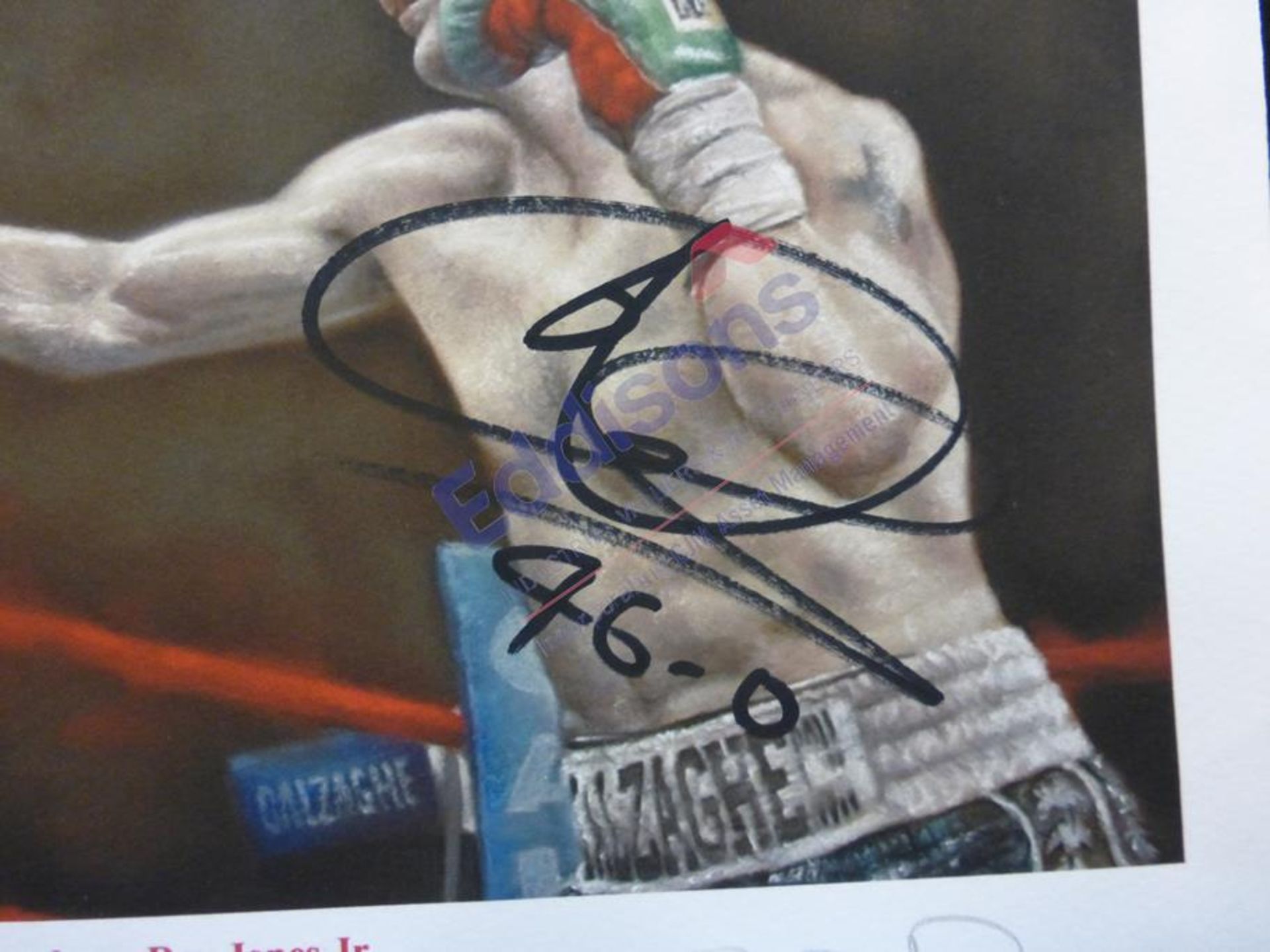 Sports Autographs: Collection of nine prints of boxers - Image 5 of 25