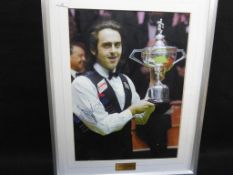 Sports Autographs: Ronnie O'Sullivan "Three Times World Champion"