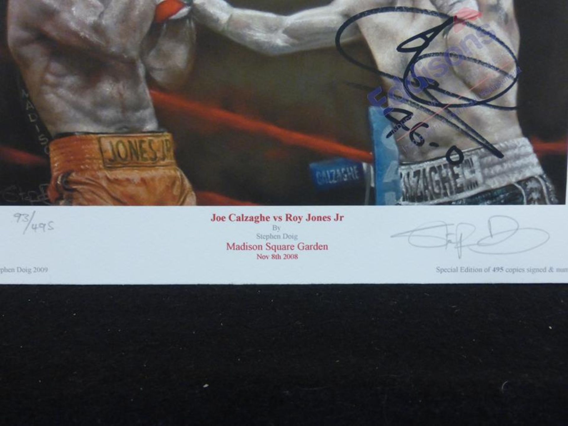 Sports Autographs: Collection of nine prints of boxers - Image 6 of 25