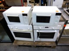 Two Integrated Electric Ovens & Microwaves