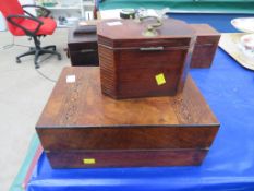 Wooden Lined Tea Caddy