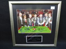Sports Autographs: "Snooker Legends"